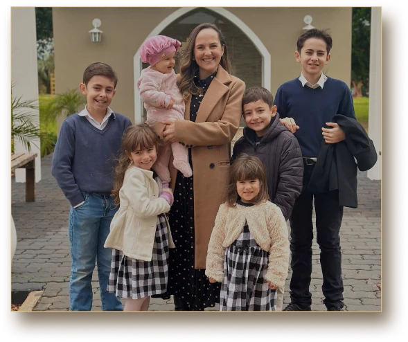 Déa e os filhos