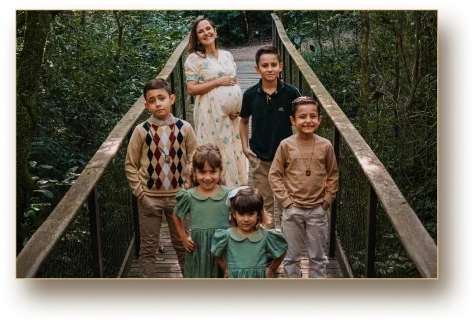 A família na ponte